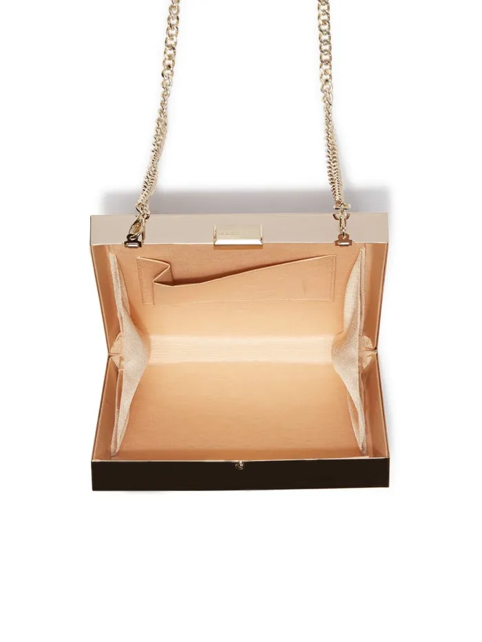 GUESS Evening Bags Sutton Box Clutch Gold 8211 Unisex