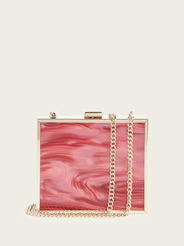 GUESS Evening Bags Sutton Box Clutch Gold 8211 Unisex