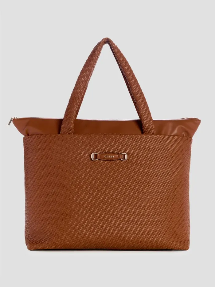 GUESS Handbags Francy Travel Tote Green 8211 Women