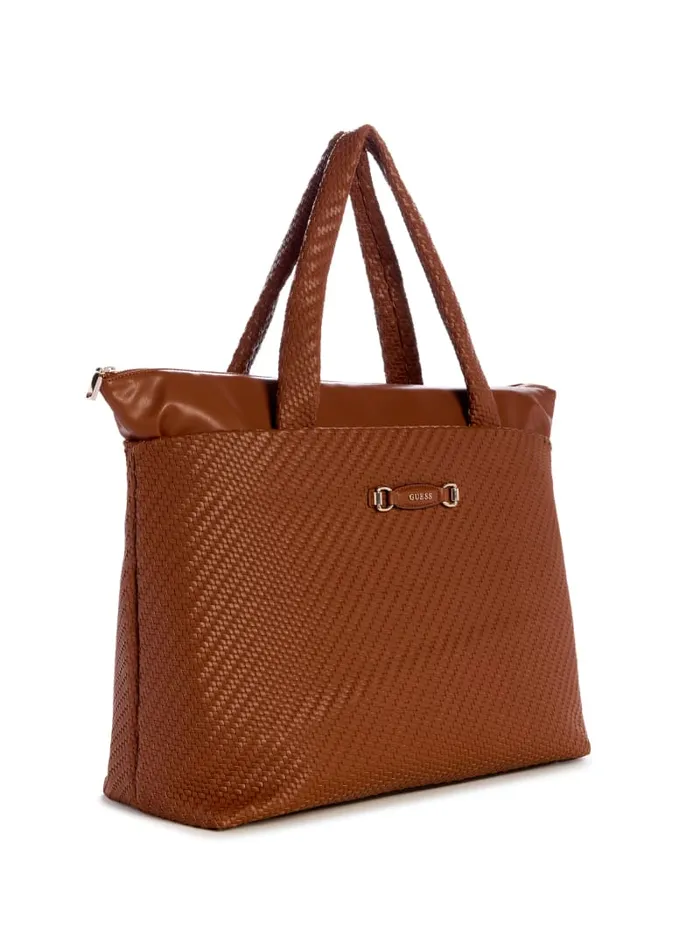 GUESS Handbags Francy Travel Tote Green 8211 Women