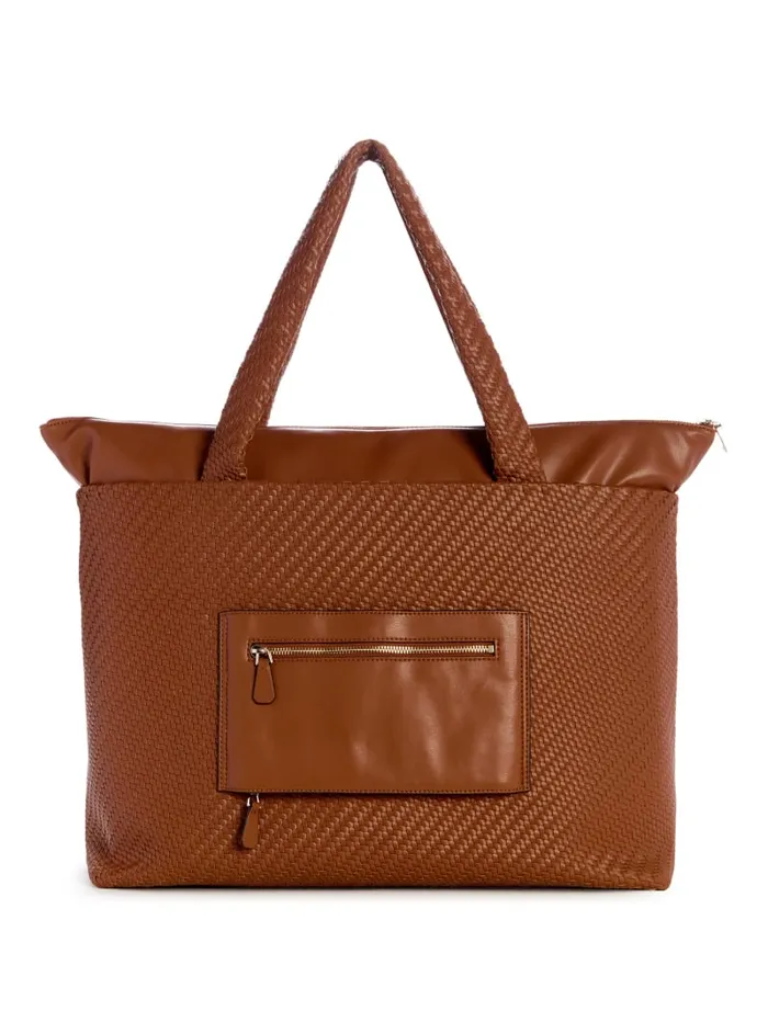 GUESS Handbags Francy Travel Tote Green 8211 Women
