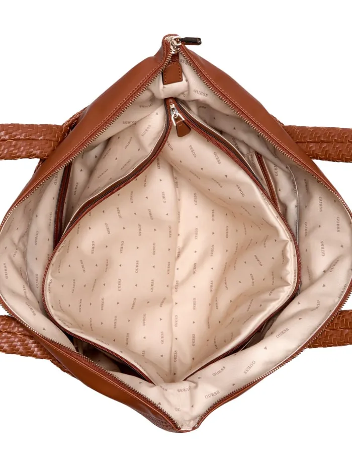 GUESS Handbags Francy Travel Tote Green 8211 Women
