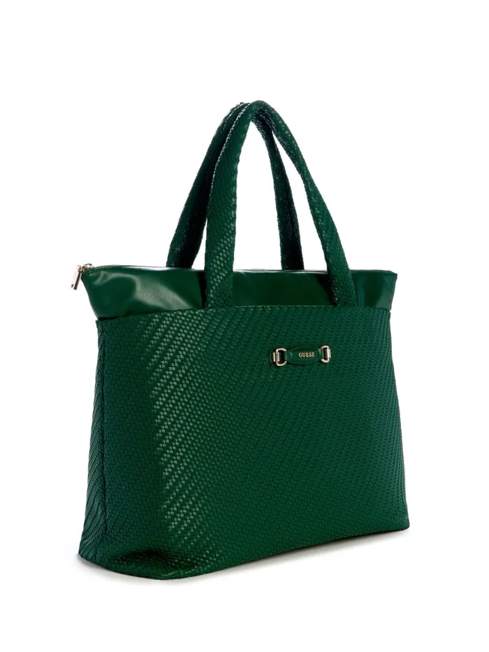 GUESS Handbags Francy Travel Tote Green 8211 Women