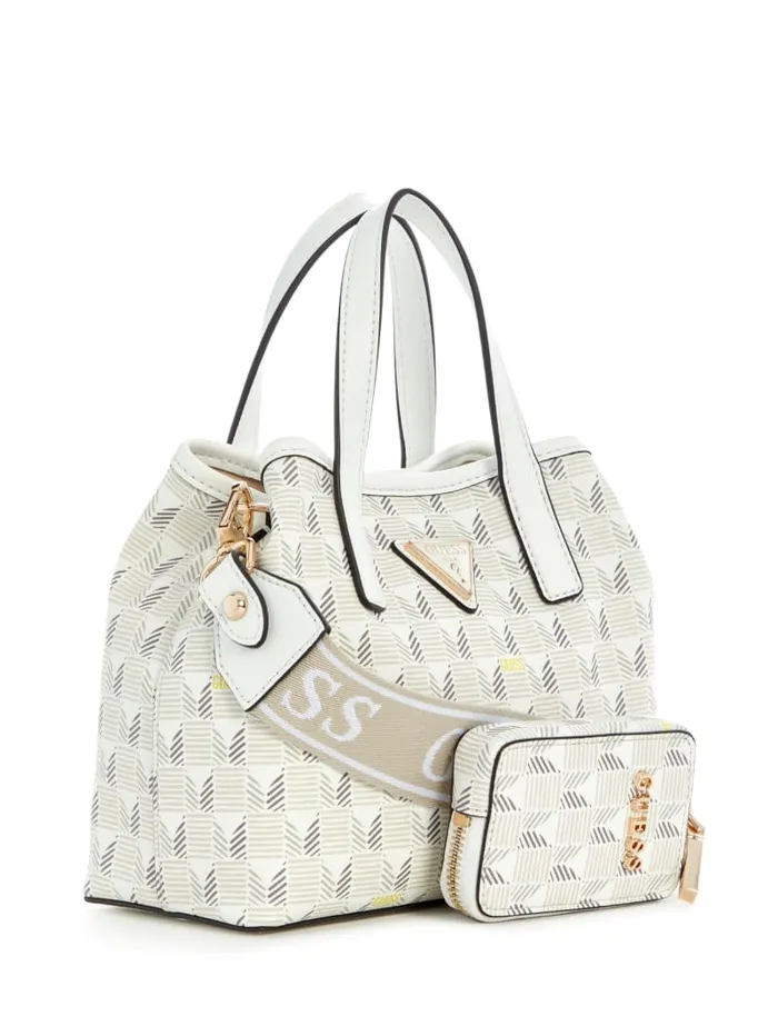 GUESS Handbags G Wave Mini Tote White 8211 Women