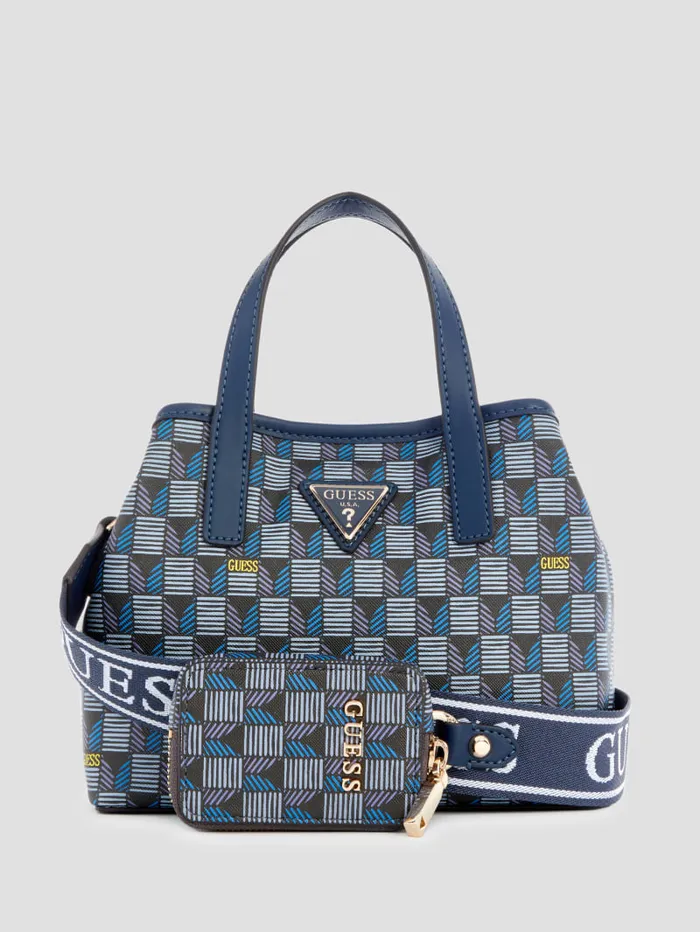 GUESS Handbags G Wave Mini Tote White 8211 Women