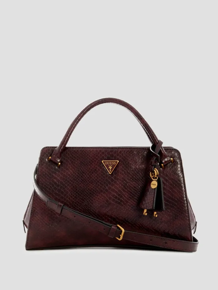 GUESS Handbags Georgina Girlfriend Satchel Green 8211 Women