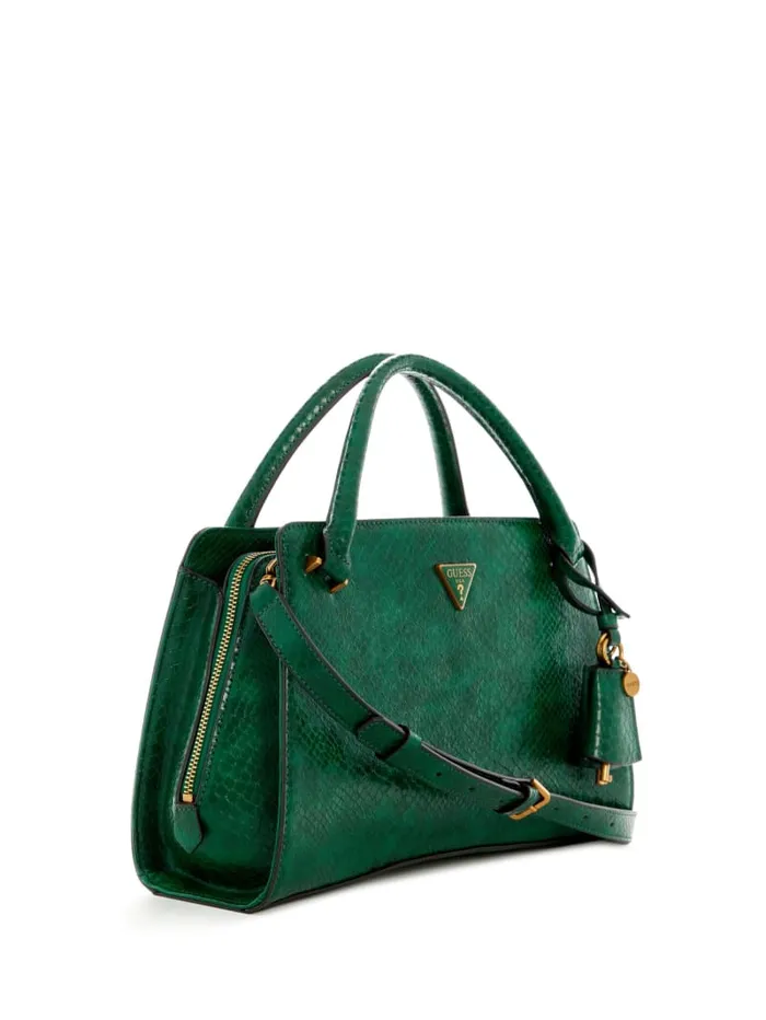 GUESS Handbags Georgina Girlfriend Satchel Green 8211 Women