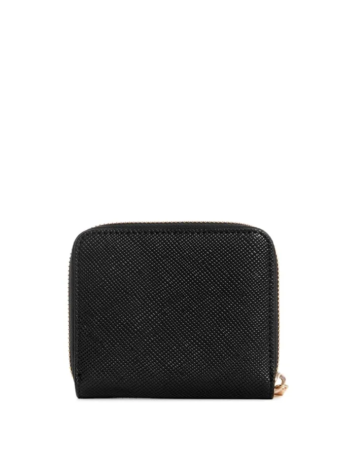 GUESS Handbags Laurel Small ZipAround Wallet Black 8211 Women