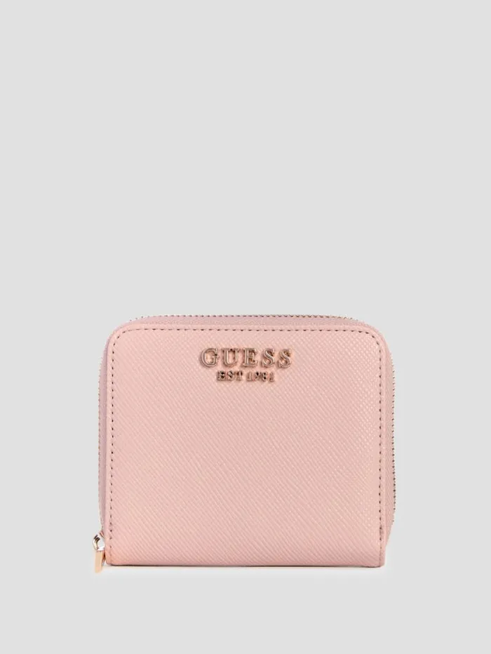 GUESS Handbags Laurel Small ZipAround Wallet Black 8211 Women