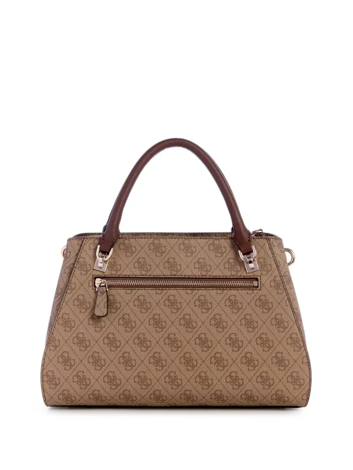 GUESS Handbags Noelle Luxury Satchel Brown 8211 Women