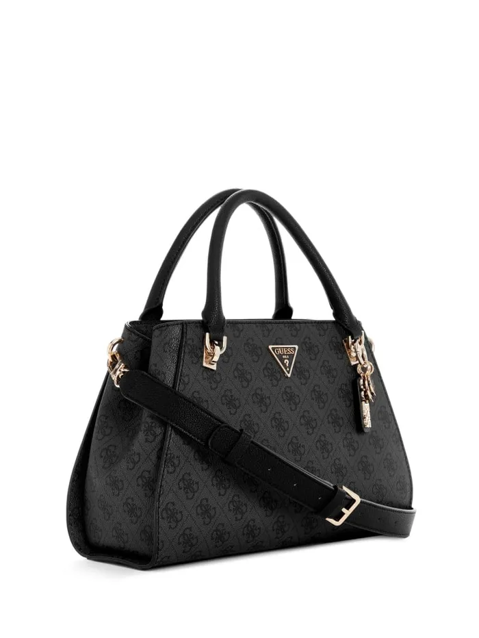 GUESS Handbags Noelle Luxury Satchel Brown 8211 Women