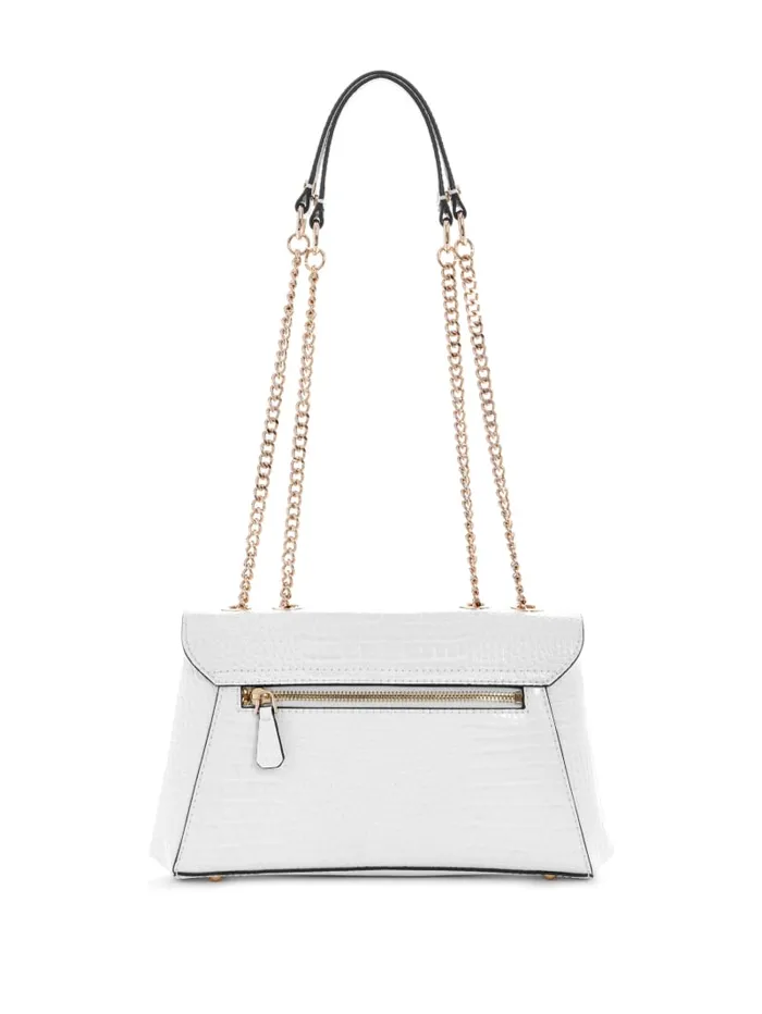 GUESS Handbags Silvye Convertible Crossbody White 8211 Women