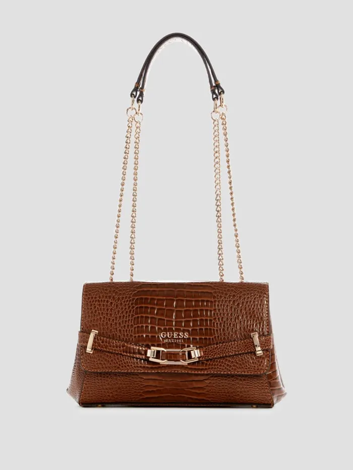 GUESS Handbags Silvye Convertible Crossbody White 8211 Women