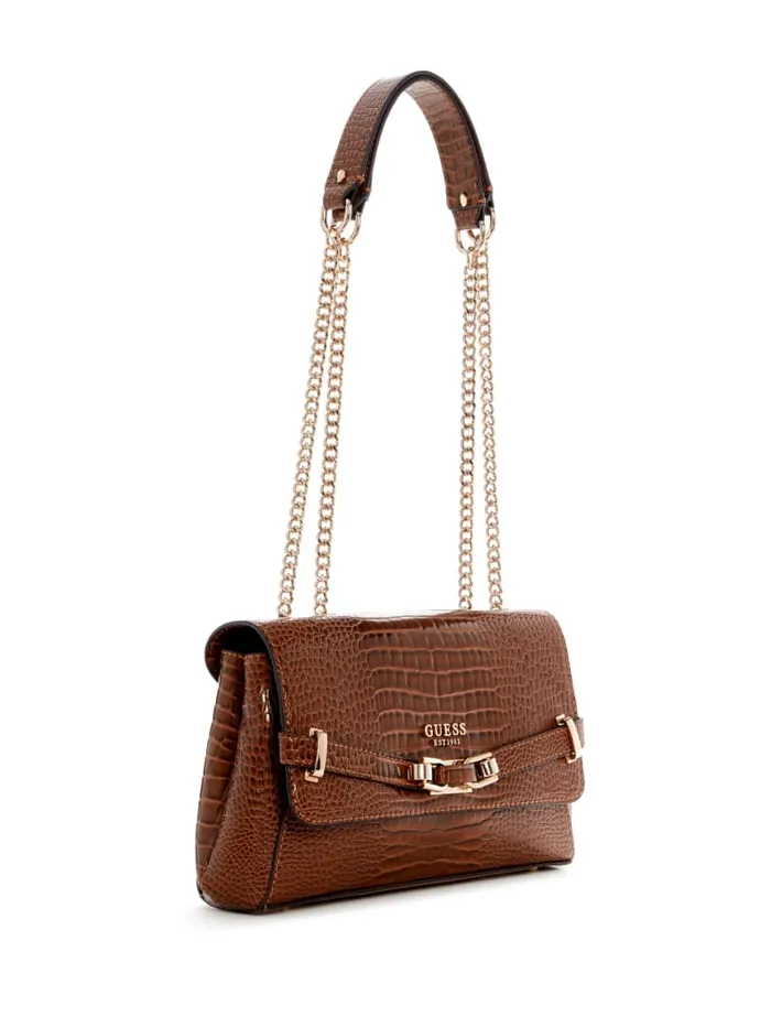 GUESS Handbags Silvye Convertible Crossbody White 8211 Women
