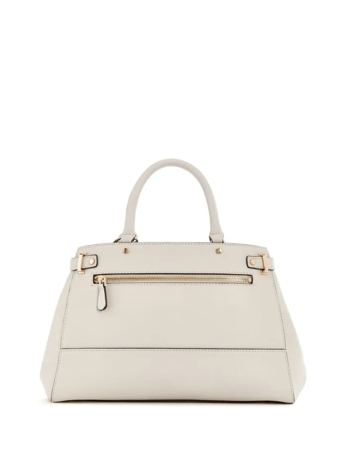 GUESS Handbags Silvye Luxury Satchel Brown 8211 Women