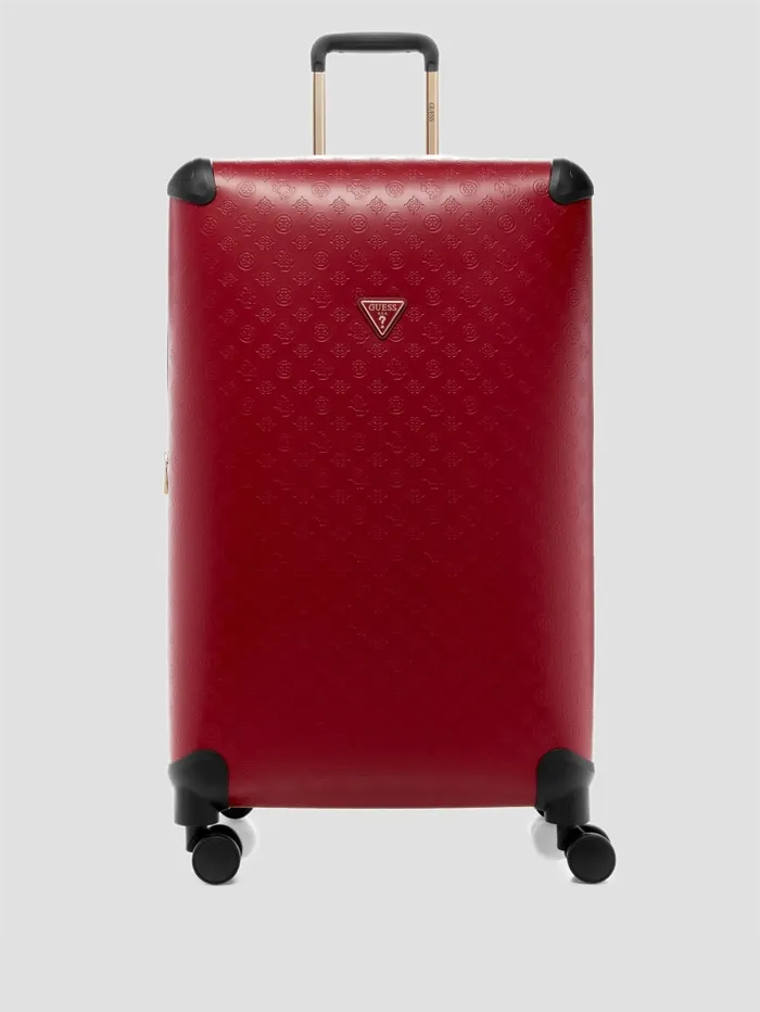 GUESS Handbags Wilder Peony 28034 8Wheel Suitcase Red 8211 Women