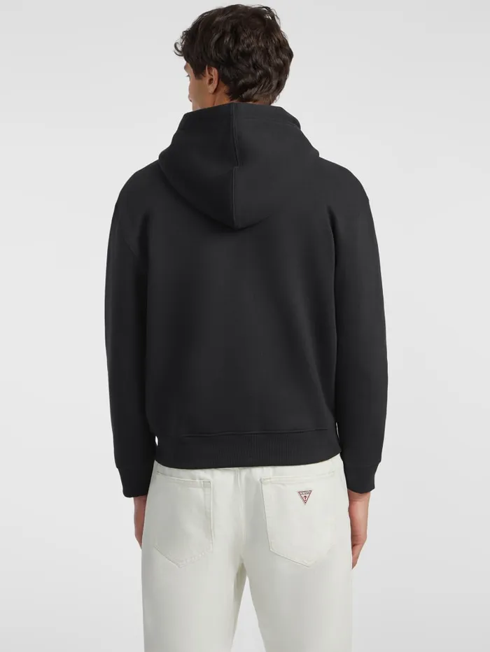 GUESS Hoodies and Sweaters American Tradition ZipUp Hoodie White 8211 Men