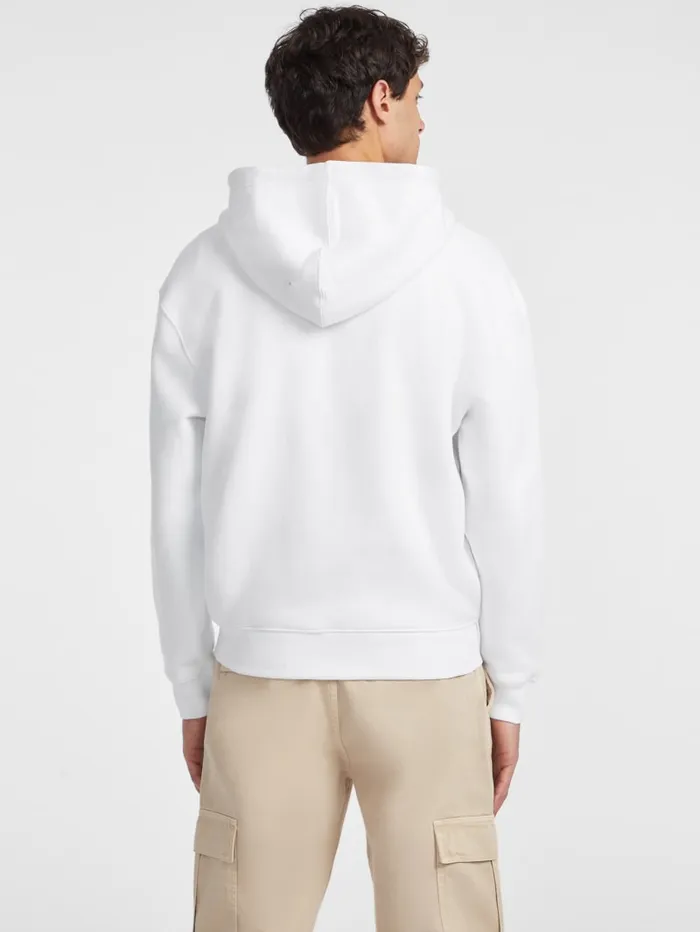 GUESS Hoodies and Sweaters American Tradition ZipUp Hoodie White 8211 Men