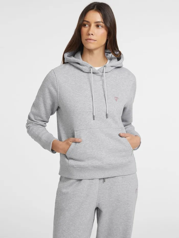 GUESS Hoodies and Sweaters Mini Patch Hoodie Red 8211 Women