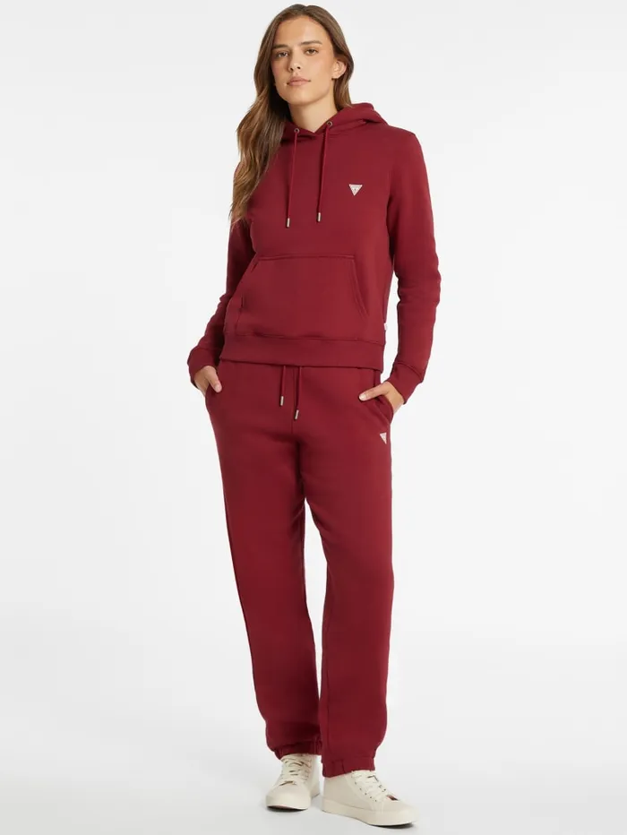 GUESS Hoodies and Sweaters Mini Patch Hoodie Red 8211 Women