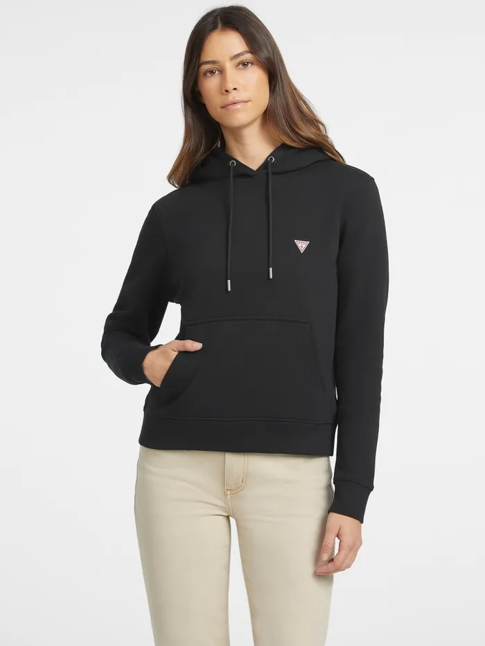 GUESS Hoodies and Sweaters Mini Patch Hoodie Red 8211 Women