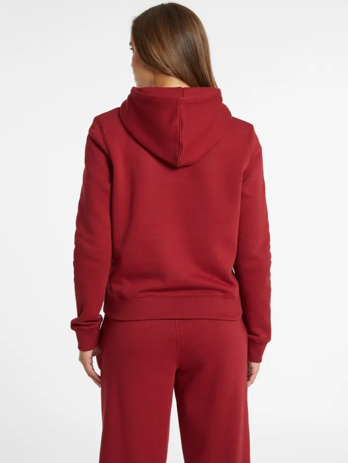 GUESS Hoodies and Sweaters Mini Patch Hoodie Red 8211 Women