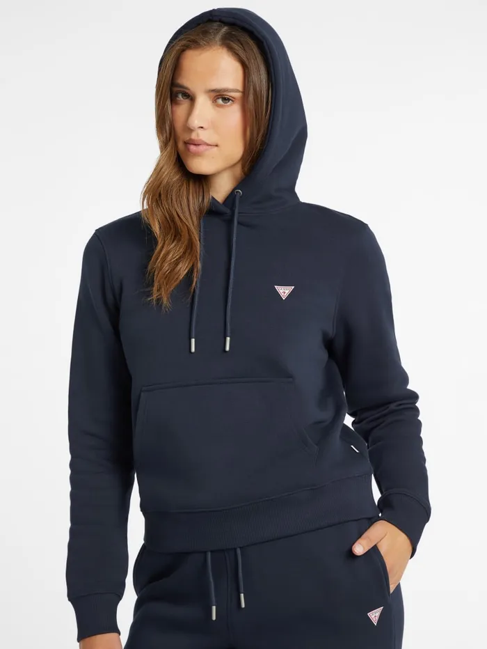 GUESS Hoodies and Sweaters Mini Patch Hoodie Red 8211 Women