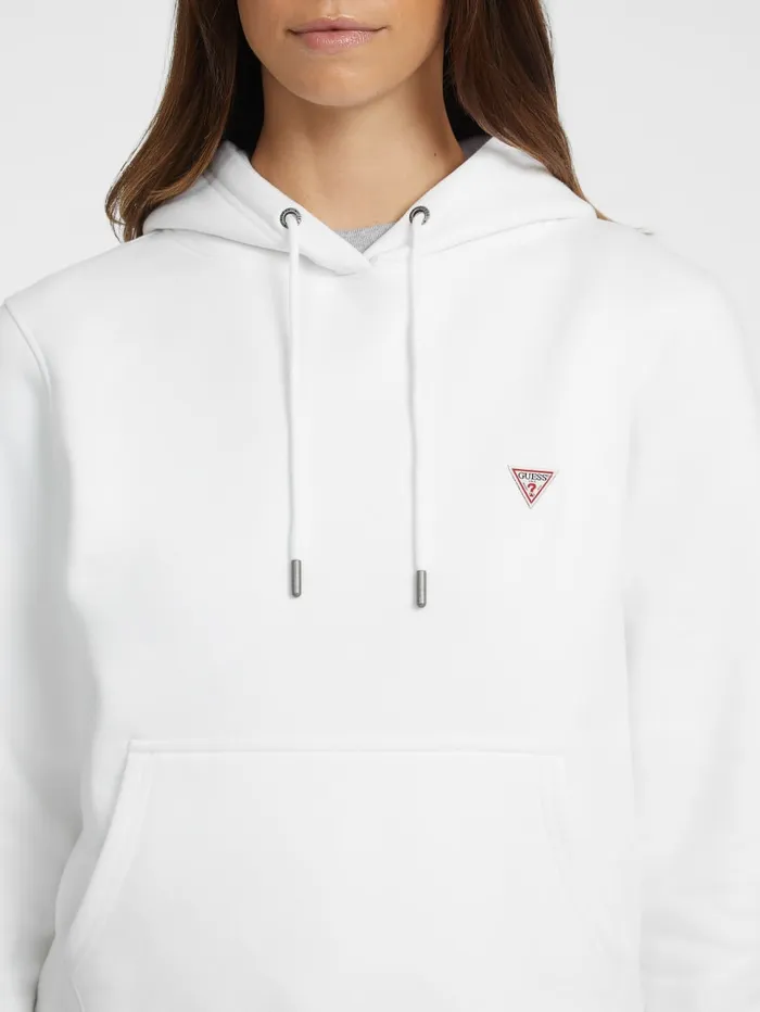 GUESS Hoodies and Sweaters Mini Patch Hoodie Red 8211 Women