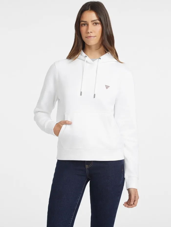 GUESS Hoodies and Sweaters Mini Patch Hoodie Red 8211 Women