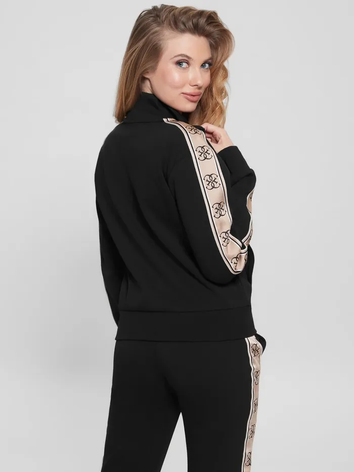 GUESS Jackets and Coats Eco Britney FullZip Sweatshirt White 8211 Women