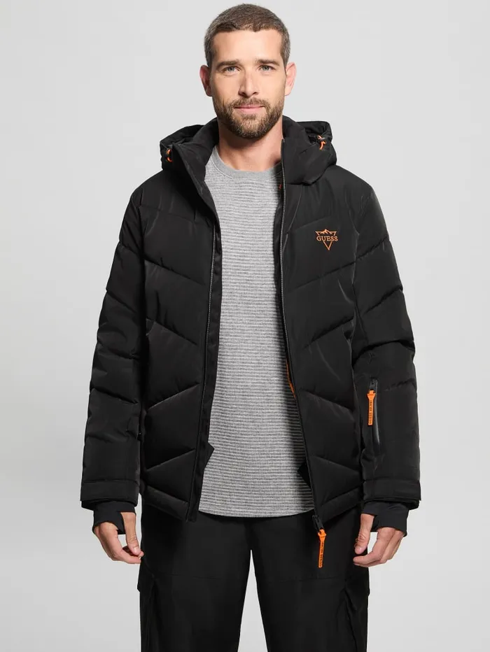 GUESS Jackets and Coats Eco Puffer Jacket White 8211 Men