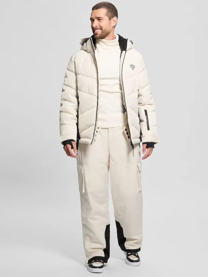 GUESS Jackets and Coats Eco Puffer Jacket White 8211 Men
