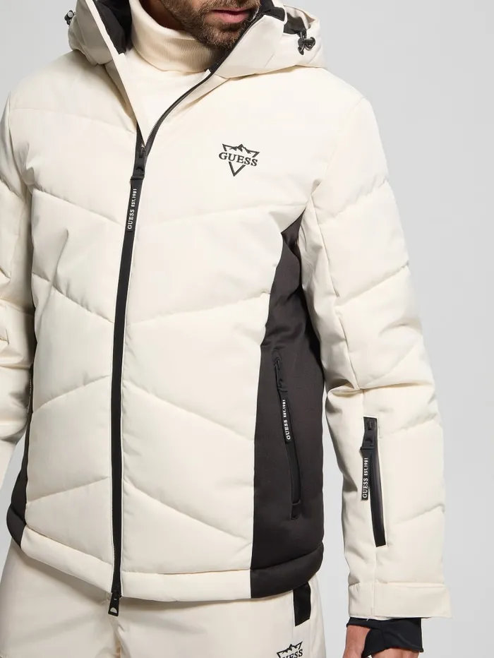GUESS Jackets and Coats Eco Puffer Jacket White 8211 Men