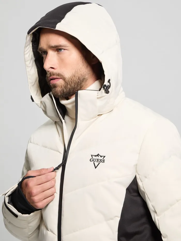 GUESS Jackets and Coats Eco Puffer Jacket White 8211 Men