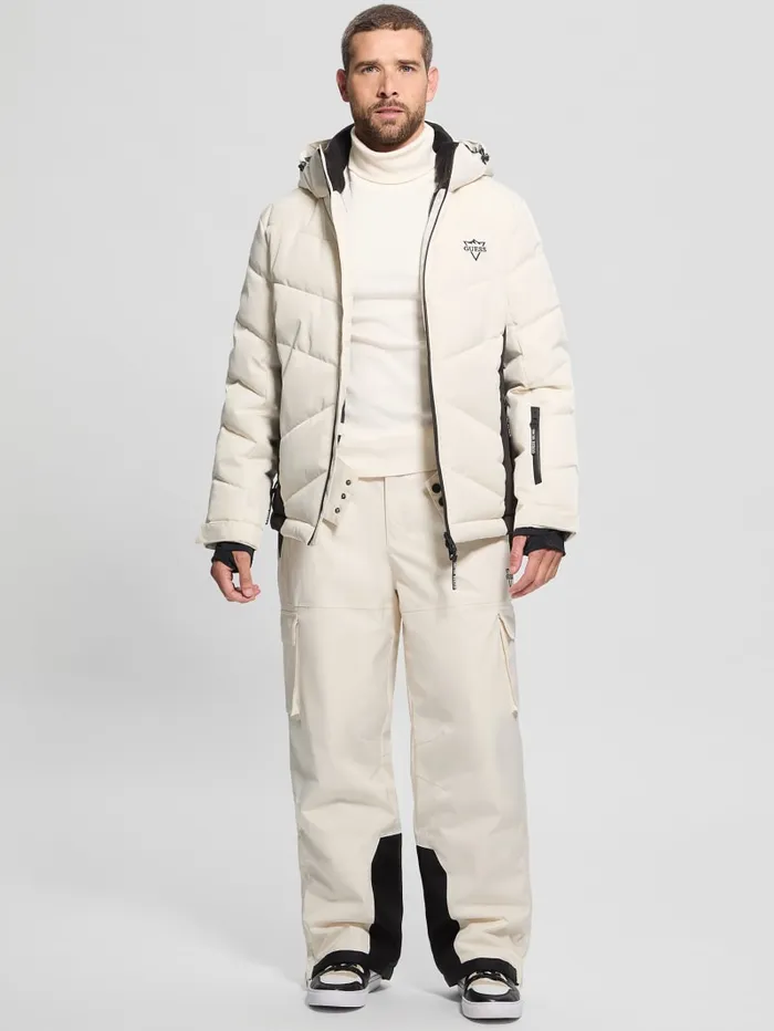 GUESS Jackets and Coats Eco Puffer Jacket White 8211 Men