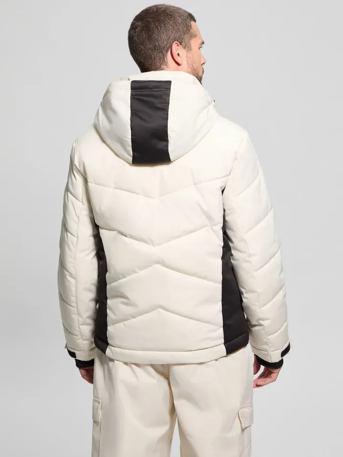GUESS Jackets and Coats Eco Puffer Jacket White 8211 Men