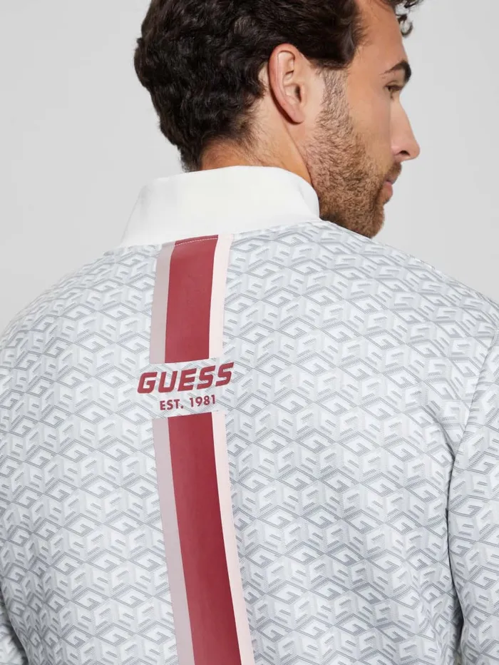 GUESS Jackets and Coats Rolph Signature Cube Jacket White 8211 Men