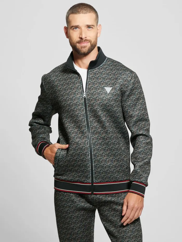 GUESS Jackets and Coats Rolph Signature Cube Jacket White 8211 Men