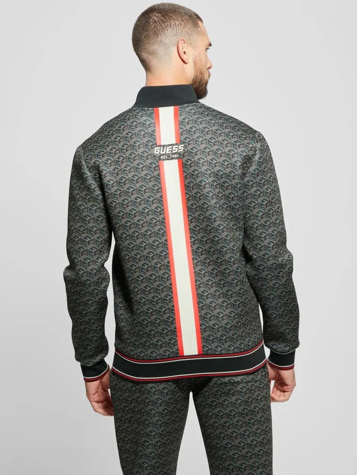 GUESS Jackets and Coats Rolph Signature Cube Jacket White 8211 Men