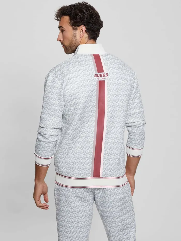 GUESS Jackets and Coats Rolph Signature Cube Jacket White 8211 Men