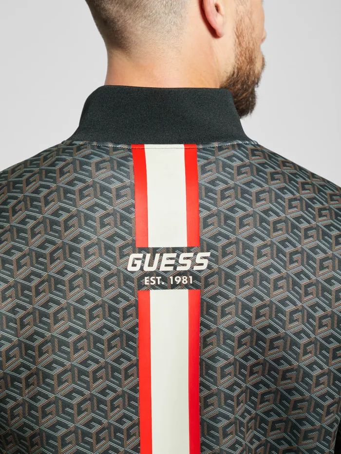 GUESS Jackets and Coats Rolph Signature Cube Jacket White 8211 Men