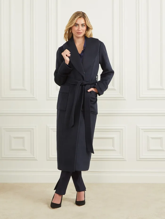 GUESS Jackets Charlize WoolBlend Coat Beige 8211 Women