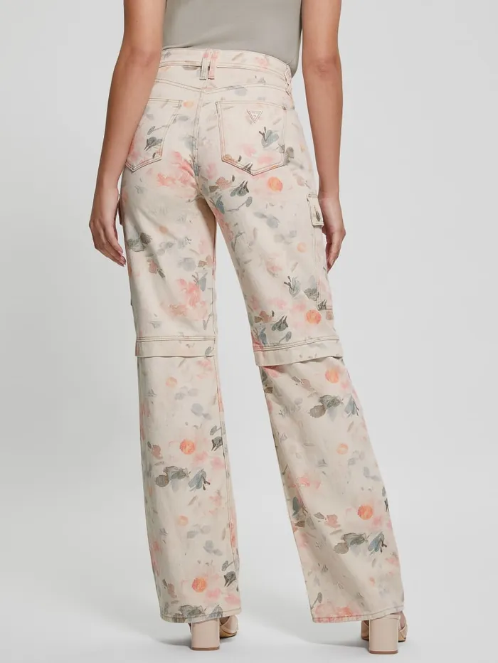 GUESS Jeans and Denim 80s Denim Cargo Pants Pink 8211 Women