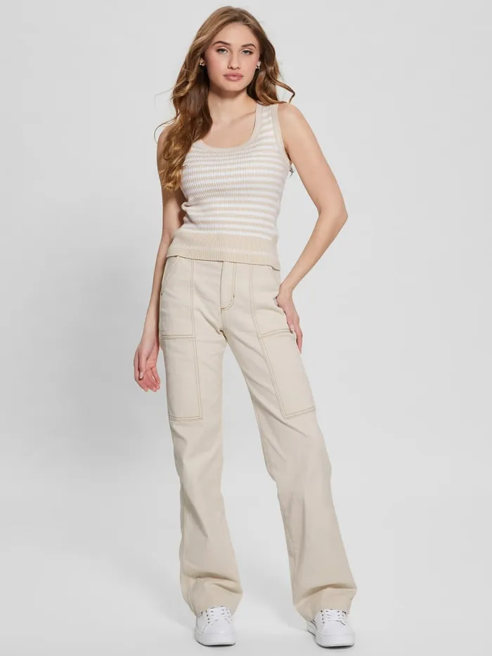 GUESS Jeans and Denim Carrie Carpenter Jeans Beige 8211 Women