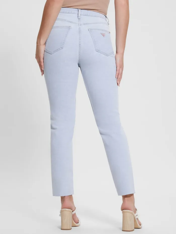 GUESS Jeans and Denim Eco Destroyed Mom Jeans Blue 8211 Women