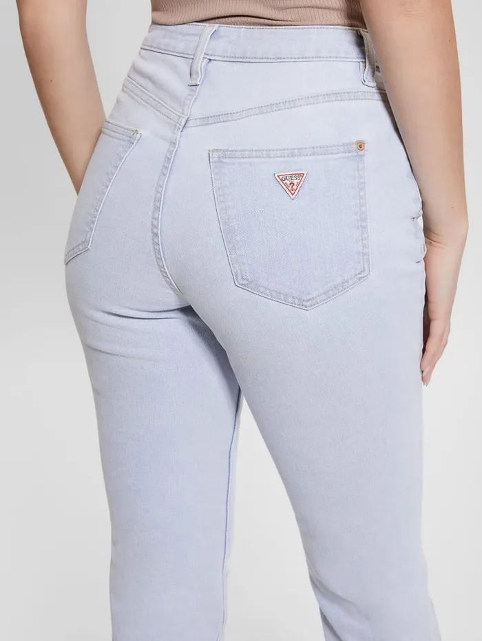 GUESS Jeans and Denim Eco Destroyed Mom Jeans Blue 8211 Women