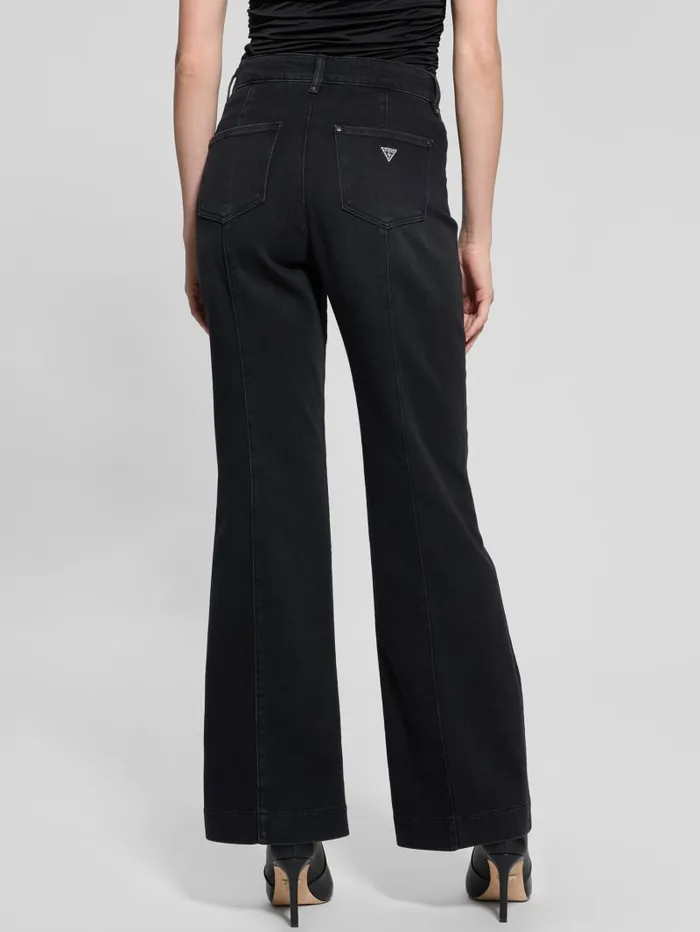 GUESS Jeans and Denim Eco Faye Sailor Flared Jeans Black 8211 Women