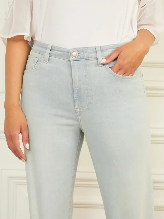 GUESS Jeans and Denim Eco Glam Romantica Denim Pant Blue 8211 Women