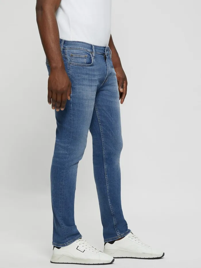 GUESS Jeans and Denim Eco LowRise Slim Straight Jeans Blue 8211 Men