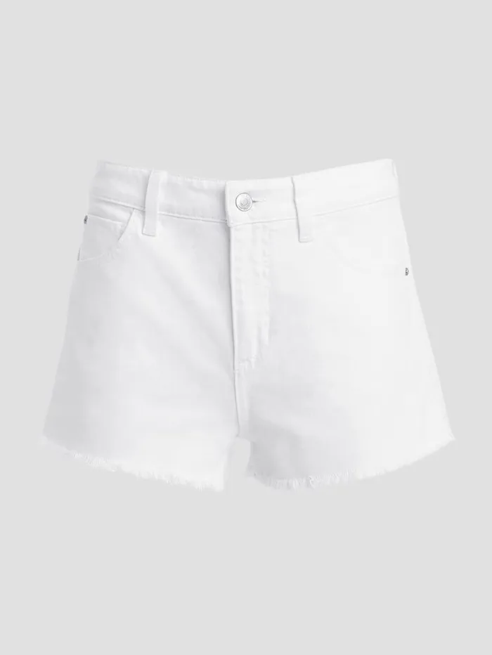 GUESS Jeans and Denim Mom Shorts White 8211 Women